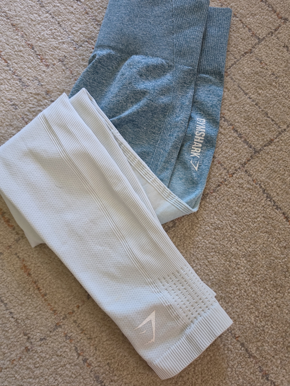 Gymshark Ombré Seamless Leggings Blue Fade High Rise Sculpt Activewear